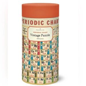 Vintage Periodic Chart 1000 Piece Puzzle